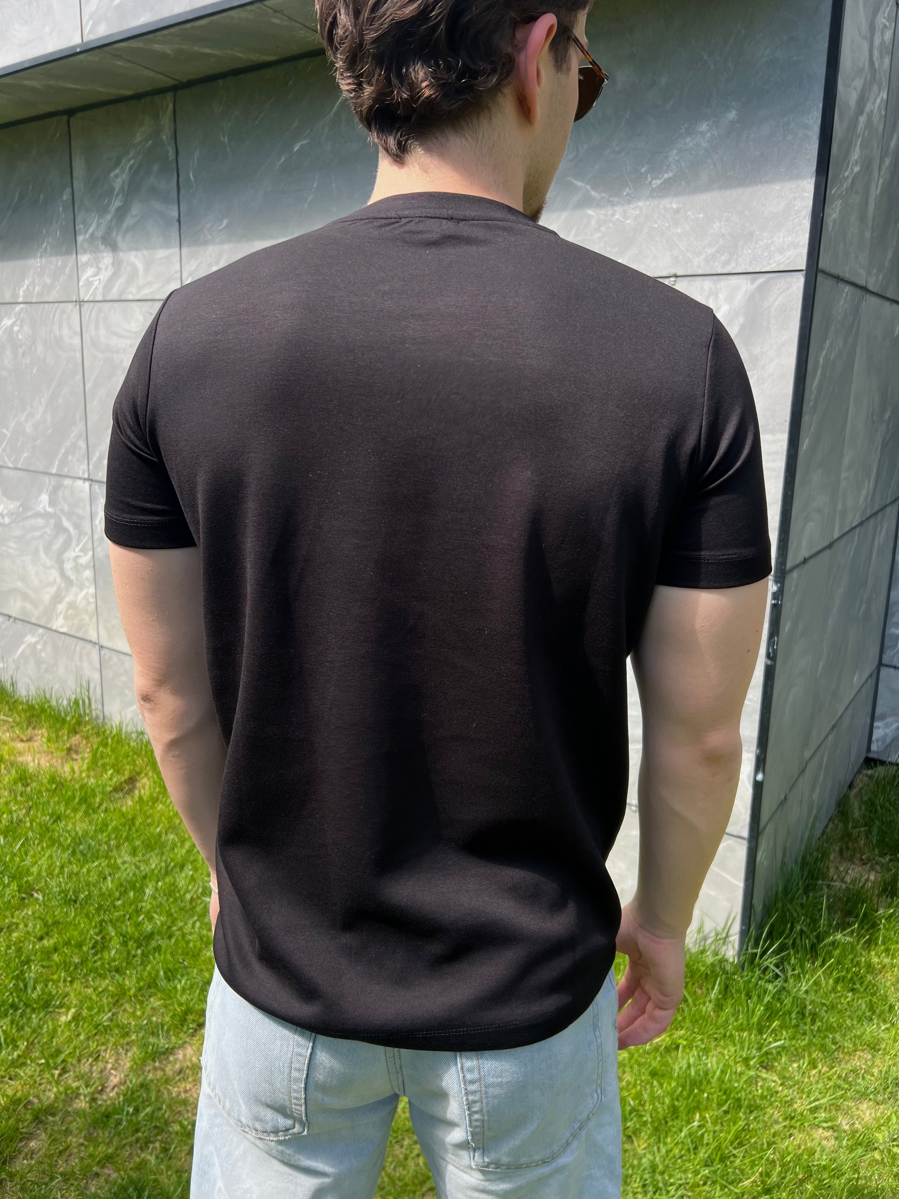 Siyah Fitted Tshirt