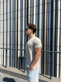 Bej Henley Yaka Tshirt