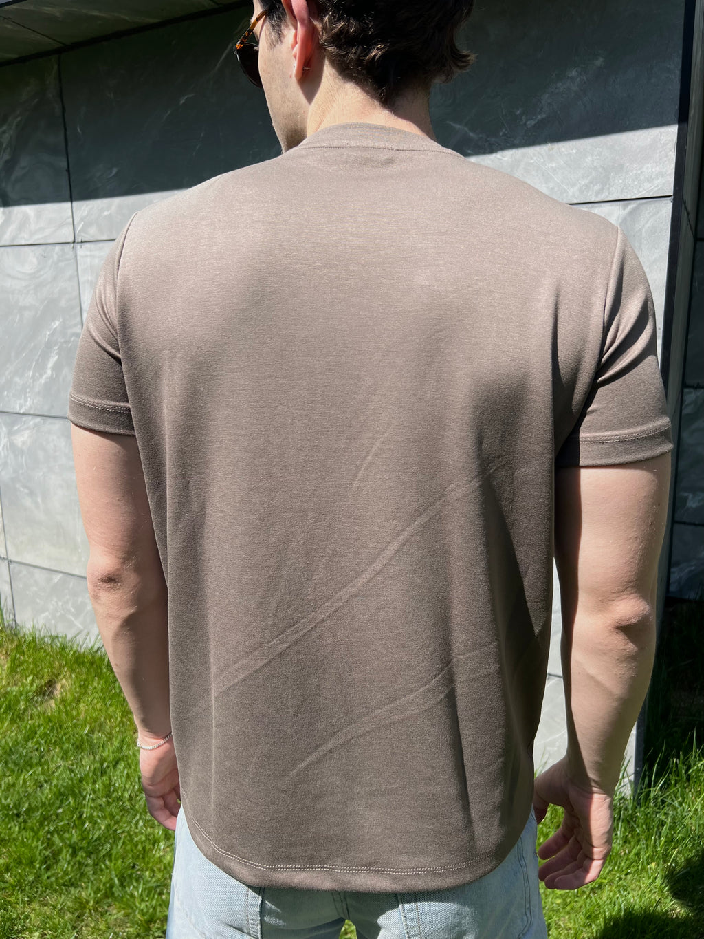 Kahverengi Fitted Tshirt