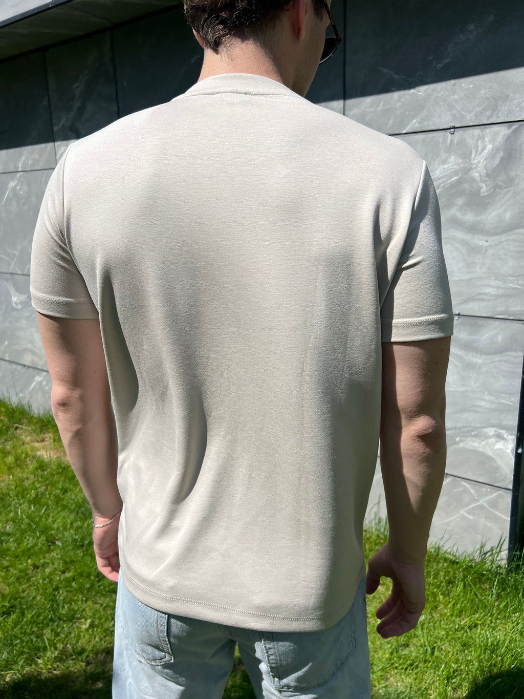 Bej Fitted Tshirt