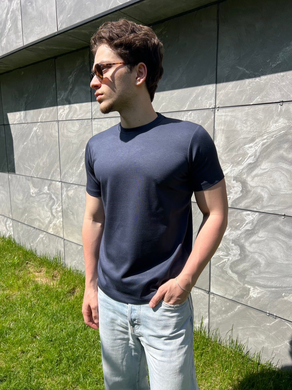 Antrasit Fitted Tshirt
